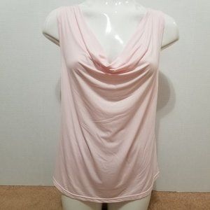 Tangents top XXL NWT sleeveless draped cowl neck tie cutout Maurices VINTAGE Y2K